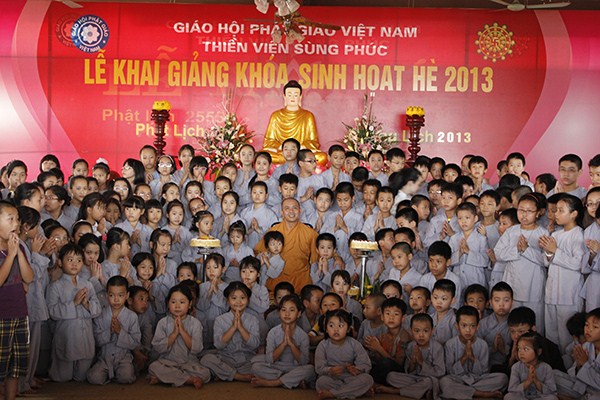 Chương trình sinh hoạt hè Đoàn Lam Non 2017 tại Thiền viện Sùng Phúc 